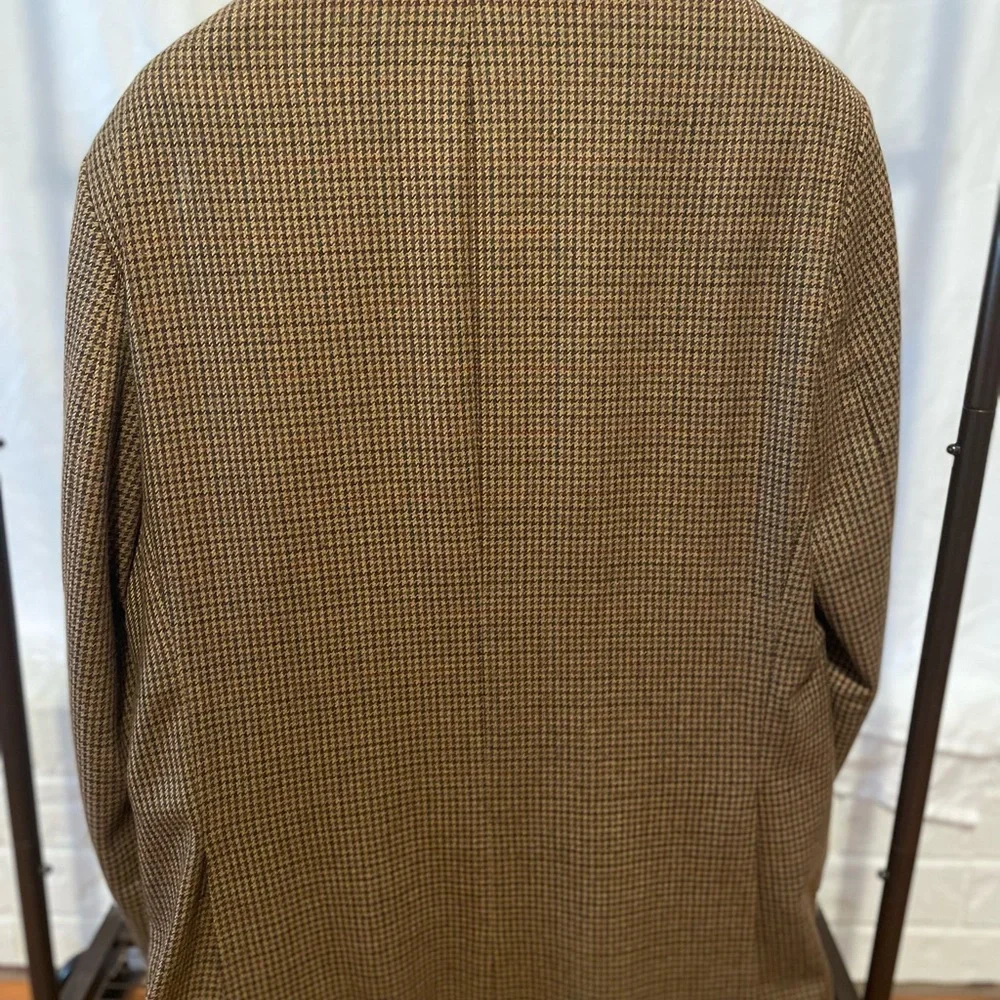 Men's Lauren Ralph Lauren Brown Houndstooth Blazer (46L)

Free Shipping - Picture 4 of 9